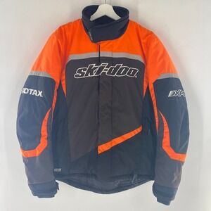 Ski-Doo RPM Snowmobile Jacket Insulated Winter ROTAX XPS Orange Black BRP Sz M